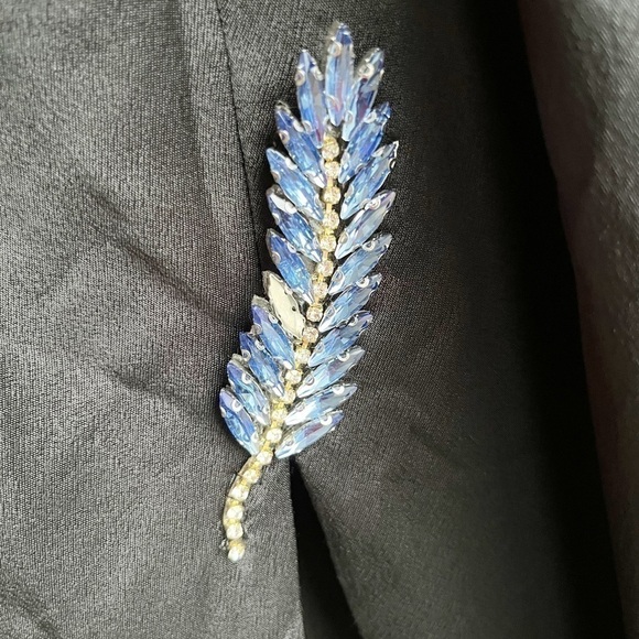 ZARA BNWOT satin effect dress with leaf - Picture 16 of 16